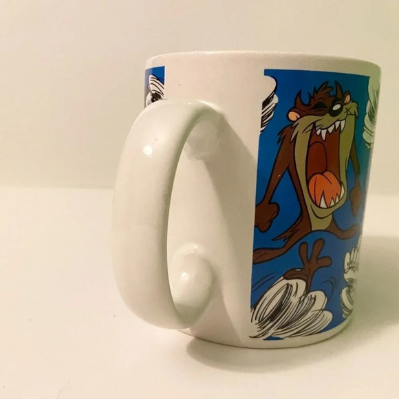 Vintage  1994 Tasmanian Devil Applause Mug Looney Tunes Coffee Cup - Picture 4 of 10